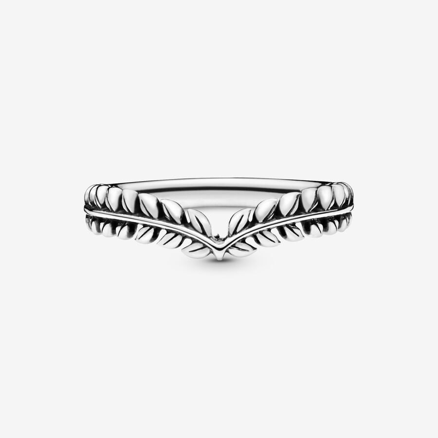 Pandora Wheat Grains Wishbone Stapelbar Silber | VLUNFT-206