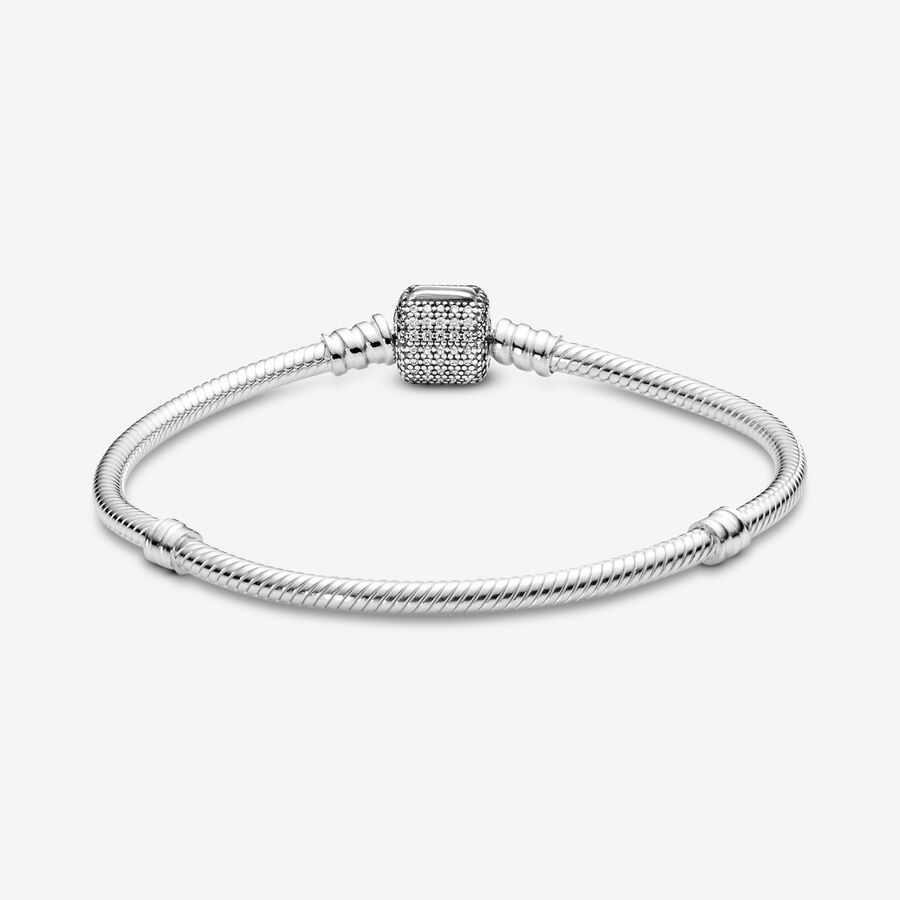 Pandora with Signature Clasp Charms Silber | PXNKEI-725