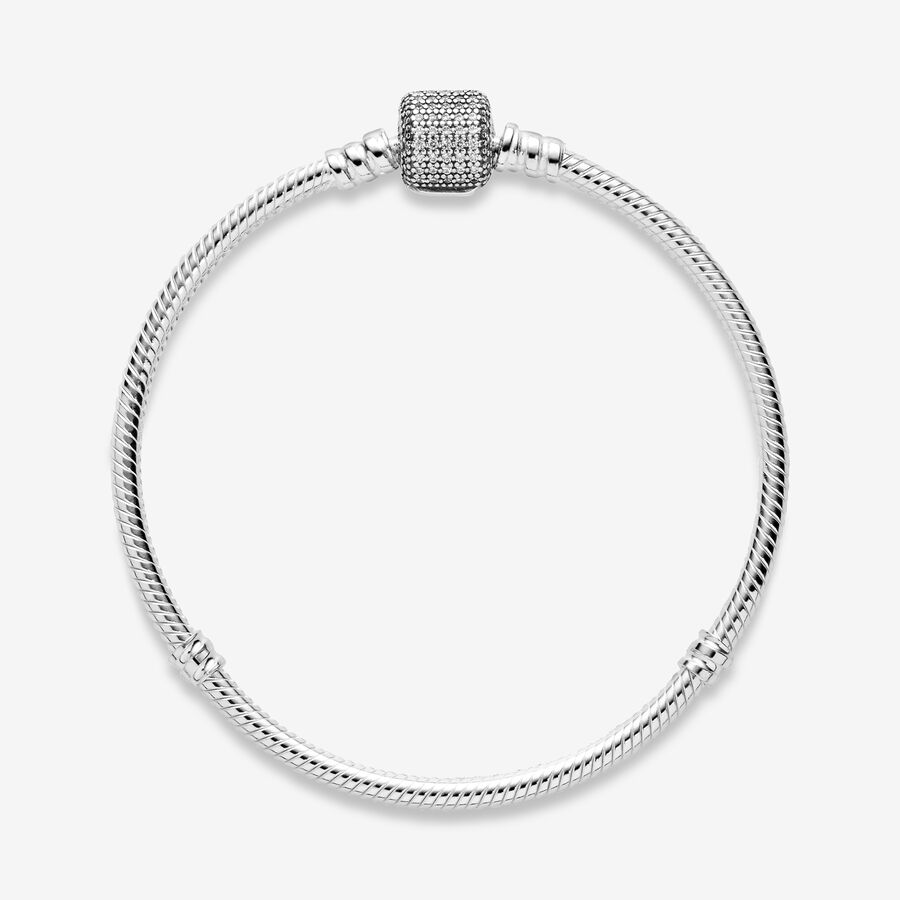 Pandora with Signature Clasp Charms Silber | PXNKEI-725