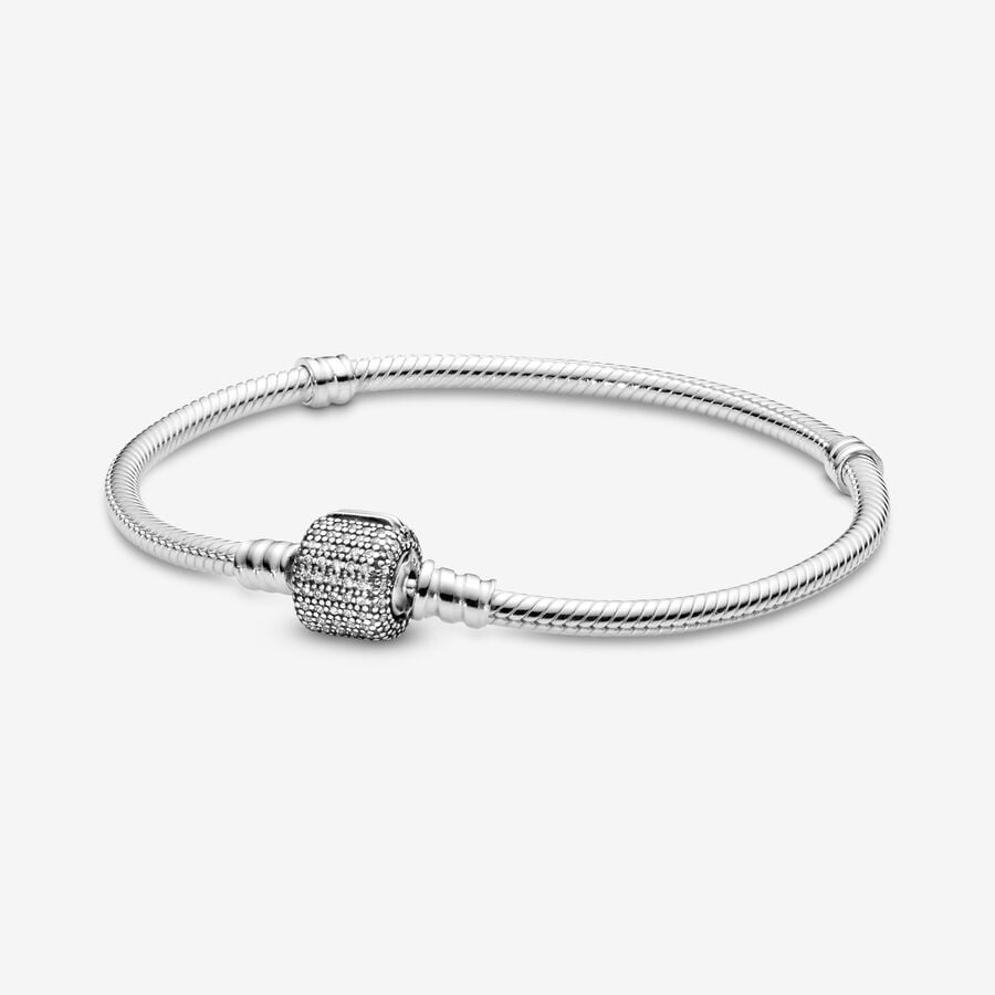 Pandora with Signature Clasp Charms Silber | PXNKEI-725