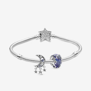 Pandora Celestial Bleu Charms Mehrfarbig | TRGWZV-704