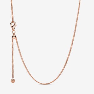 Pandora Curb Charms Rosa Gold | CFNHWY-813