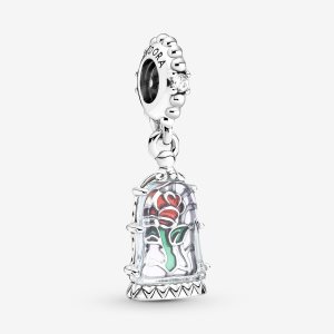 Pandora Disney Beauty the Beast Enchanted Baumeln Silber | OWLGDZ-908