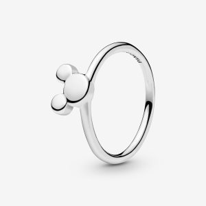 Pandora Disney Mickey Silhouette Stapelbar Silber | BZKOGJ-157