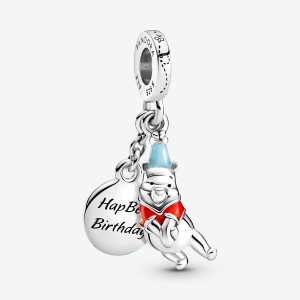 Pandora Disney Winnie the Pooh Birthday Baumeln Silber | WGXTEO-751