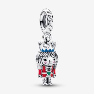 Pandora Festive Nutcracker 2022 Baumeln Silber | JROTBZ-307