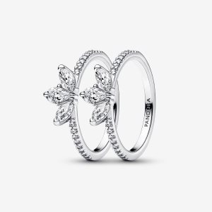 Pandora Herbarium Cluster Ring-sets Mehrfarbig | KGJQNE-045