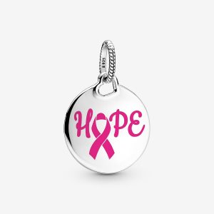 Pandora Hope Pink Ribbon Anhänger Mehrfarbig | UZVKHA-583