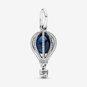 Pandora Hot Air Balloon Baumeln Silber | HBIZTF-106