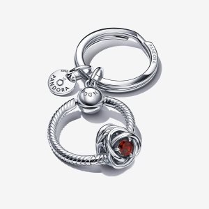 Pandora January Birthday Key Charms Mehrfarbig | IWTZGS-972