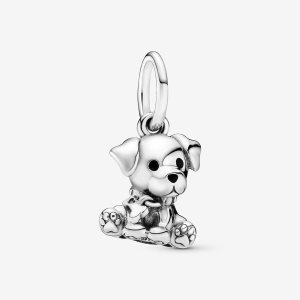 Pandora Labrador Puppy Baumeln Silber | HNPVLS-796