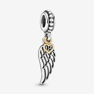 Pandora Love & Guidance Angel Wing Baumeln Two-tone | BTYVWQ-348