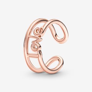 Pandora ME Love Open Aussage Rosa Gold | EXLQFU-403