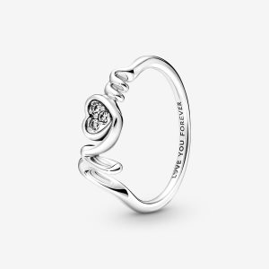 Pandora Mom Pave Aussage Silber | DVGAIC-157