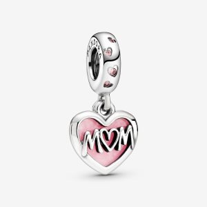 Pandora Mom Script Baumeln Silber | VBKMJP-218