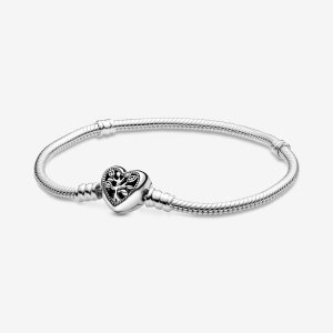 Pandora Moments Family Tree Clasp Snake Charms Silber | CFDHJG-537