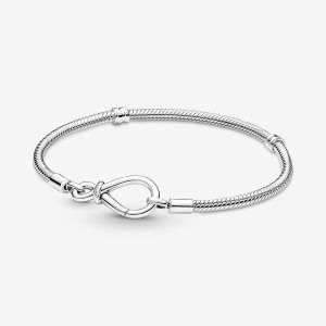 Pandora Moments Infinity Knot Snake Charms Silber | SUOTWP-634