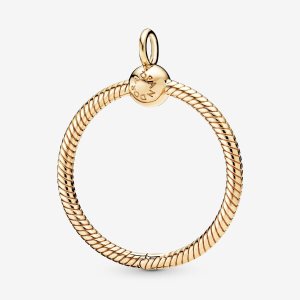 Pandora Moments Medium O Charms Gold | PONAML-509