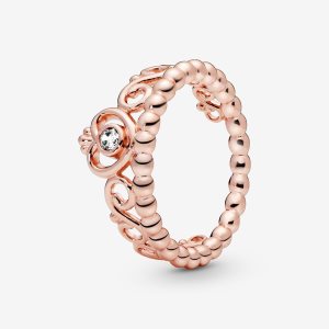 Pandora My Princess Tiara in with CZ Herz Rosa Gold | UIMECG-275