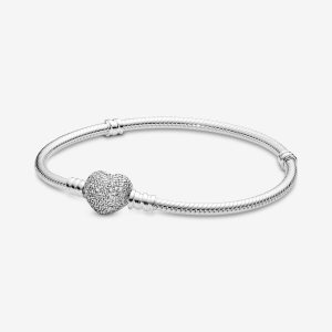 Pandora Pave with Cubic Zirconia Charms Silber | BSCTWH-758