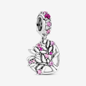 Pandora Pink Family Tree Baumeln Silber | PSIKND-435