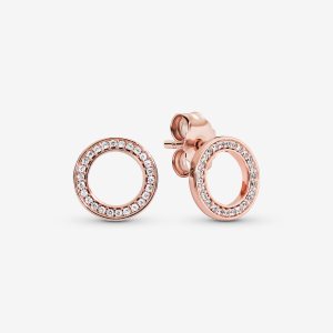 Pandora Sparkling Circle Zucht Rosa Gold | WTBHMR-915