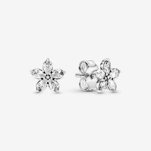 Pandora Sparkling Snowflake Zucht Silber | WEHJCF-091