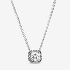 Pandora Timeless Elegance with Clear CZ Kette Silber | GSMWFV-243